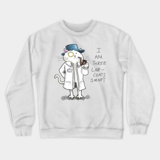 Dapper Cat - Lab Coats Crewneck Sweatshirt